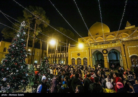 حال و هوای کلیسای وانک اصفهان در آستانه سال نو میلادی
