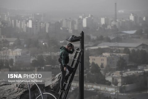 مشهد در آلوده‌ترین روز سال