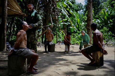 دستگیری معدنکاران غیرقانونی در جنگل آمازون 