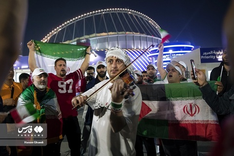تماشگران ایرانی در قطر