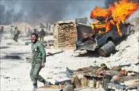  قهرمانی در قاب مه و آتش