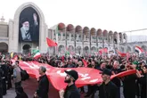 روایت هنری از تشییع رهبری