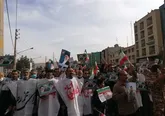 تشییع پیکر شهید طلبه مدافع امنیت در شیراز/ مردم خواستار اتمام حجت با اغتشاشگران شدند