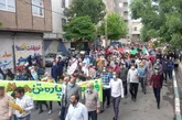 فریاد مرگ براسرائیل در شهرستان اسلامشهر طنین انداز شد