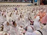 جشن تکلیف ۱۵۰۰ دانش‌آموز دختر اسلامشهری با پیام 