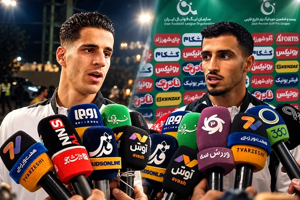 مصاحبه علی علیپور و پیام نیازمند بعد از گلزنی مقابل نفت آبادان