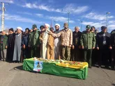 پیکر مطهر چهاردهمین شهید مدافع حرم دلیجان تشییع شد