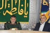 دیدار مشترک فرماندهی سپاه البرز و مدیران ارشد وزارت دفاع در استان