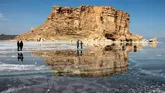 تراز آبی دریاچه ارومیه ۳۳ سانتی‌متر افزایش یافت