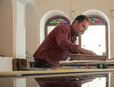 مسجد تاریخی جامع بیارجمند مرمت شد