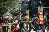 مراسم عزاداری چهلمین روز شهادت رهبر انقلاب در تهران
