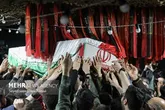 تهرانی‌ها با شهیدان حیدری و مهقانی وداع کردند