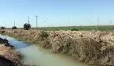 اجرای کانال بتنی بین مزارع خراسان شمالی