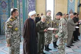 اعطای عطیه فرماندهی معظم کل قوا به دانش‌آموختگان دانشگاه افسری پدافند