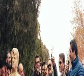 سردیس استاد شجریان در آرامگاه شیخ حسن خرقانی در شاهرود رونمایی شد