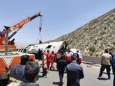 اتوبوس تابوت مسافران شد 