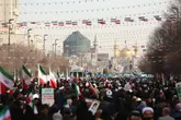مراسم بزرگداشت یوم الله 22 بهمن در حرم مطهر رضوی