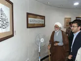 نمایشگاه آثار هنرمندان خوشنویس در اسلامشهر افتتاح شد