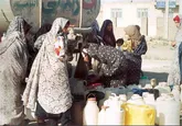 تامین آب ۱۹روستای شهرستان بندرلنگه توسط آبرسانی سیار