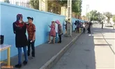 نقش کودکان اردبیلی روی دیوار خلاقیت + تصاویر