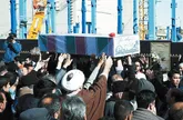 پیکر مطهر ۱۰ شهید دوران دفاع مقدس و مدافع حرم در مشهد تشییع شد