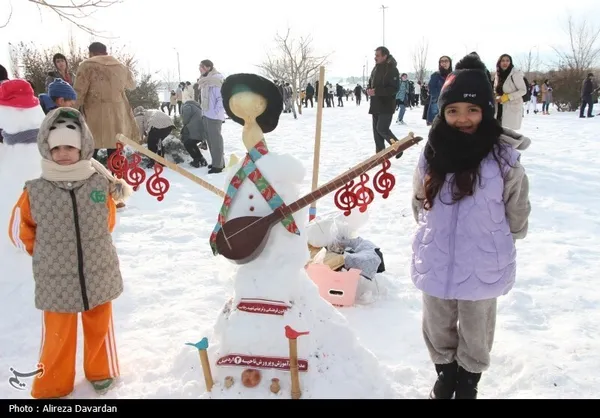 جشنواره آدم برفی در اردبیل