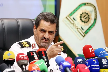 نشست خبری رئیس پلیس راهور تهران بزرگ