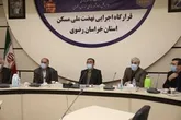 قرارگاههای شهرستانی نهضت ملی مسکن در خراسان رضوی ایجاد می‌شود