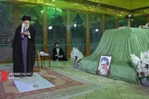 حضور رهبر معظم انقلاب در حرم مطهر حضرت امام خمینی(ره)