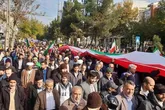 تجمع با شکوه میثاق با ولایت وانزجارازفتنه گران درقزوین برگزارشد