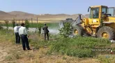 رفع تصرف بیش از پنج هزار متر مربع اراضی باغی در الیگودرز