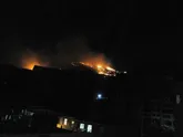 منشا آتش سوزی کوه آبیدر انسانی بوده