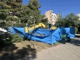 نصب مخازن 10 هزار لیتری ذخیره آب در منطقه 1 کرج