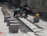 نوسازی معابر شهید بهشتی با اجرای جدول‌گذاری به طول 171 متر