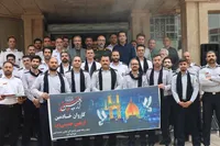 خادمان ایمنی شهر کرج به مرز مهران اعزام شدند