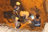 رفع حادثه شکستگی خط 600 در اسلامشهر