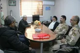 دیدار فرمانده لشکر کمیل انتظامی استان گلستان با جانشین مرزبانی