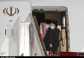 رئیس جمهور برای افتتاح فاز ۲ پالایشگاه آبادان وارد خوزستان شد