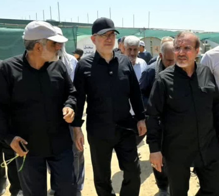 بازدید علی حدادی از مواکب استان البرز در نجف اشرف
