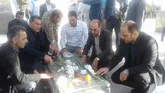 غبار روبی وعطرافشانی مزارشهدای گمنام دراسلامشهر