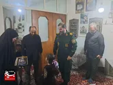 دیدار فرمانده لشکر ده سیدالشهدا (ع) استان البرز، با خانواده شهید والامقام بهروز واحدی