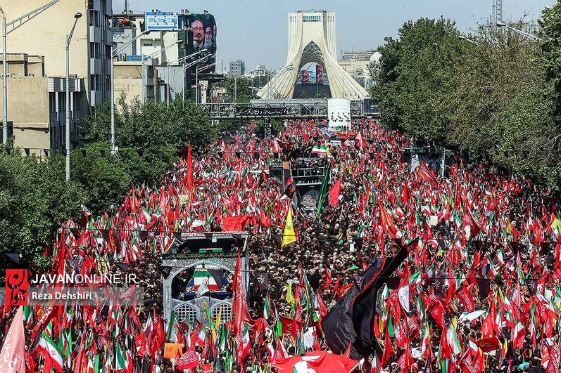 مراسم تشییع پیکر مطهر رهبر شهید انقلاب در تهران -۲