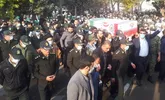 وداع با شهید مدافع امنیت ستوان سوم امین سعیدی در اسلامشهر