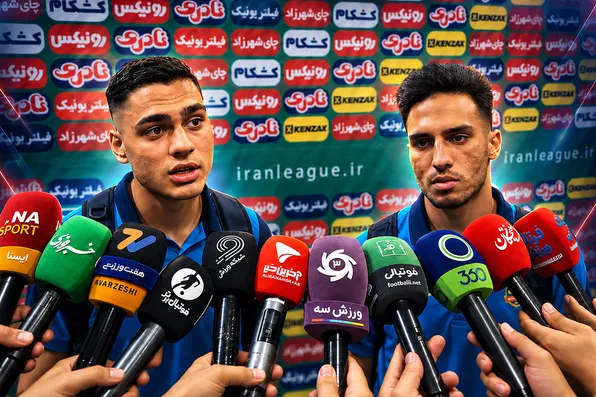 مصاحبه میلاد سورگی و محمد مهدی منصوری بعد از تساوی شمس آذر قزوین مقابل پیکان