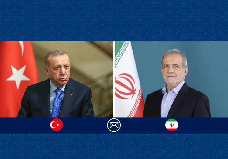 تاکید پزشکیان برگسترش همکاریهای ایران با ترکیه در راستای تامین منافع مشترک