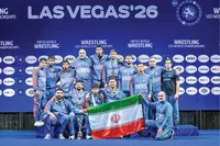 پرچم ایران در امریکا بالا رفت