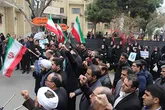 برگزاری تجمع «لبیک به انتقام سخت» در دانشگاه آزاد اسلامی واحد اسلامشهر