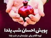 اجرای پویش شب یلدا برای خانواده های معلولان در اردبیل