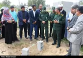افتتاح ۱۳ طرح محرومیت‌زدایی سپاه پارسیان هرمزگان در دهه فجر