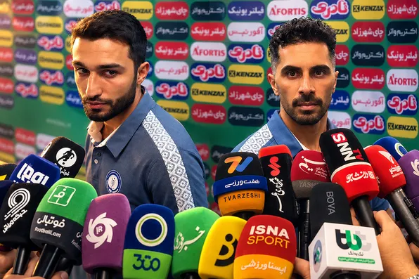 مصاحبه سیامک نعمتی و امید عالیشاه بعد از شکست گل گهر مقابل استقلال